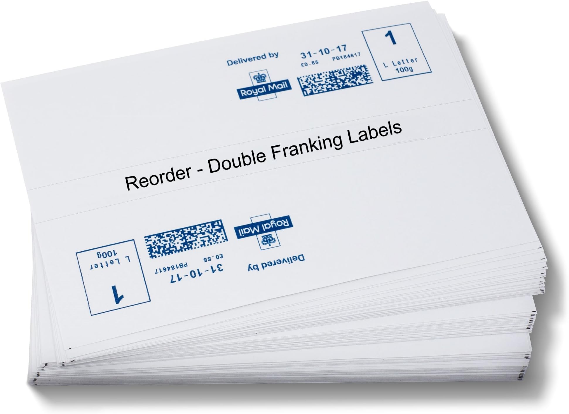 500 Franking Machine Label | Franking Labels | Double Franking Labels | Supplies Franking | Self-Adhesive Labels | Address Labels | Pitney Bowes and Neopost Compatible