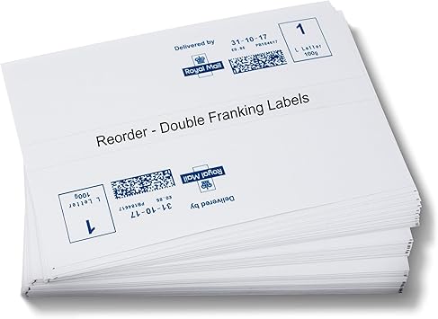 100 Franking Machine Label | Franking Labels | Double Franking Labels |  Supplies Franking | Self-Adhesive Labels | Address Labels | Pitney Bowes  and ...