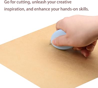 8 Set of Mini Slice Box Retractable Cutter, Small Letter Package Opener Sutility Knives Cutter with Keychain Hole.Perfect for Opening Small Boxes, Cutting Paper, and DIY Crafts,Random Color (8)