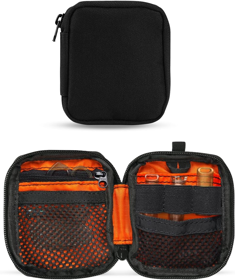 VIPERADE VE34 Mini EDC Pouch Organiser, Small Tool Pouch for Men, EDC Pocket Organiser Small Zip, Mini Coin Purse, YKK Zipper Utility Pouch for Gears