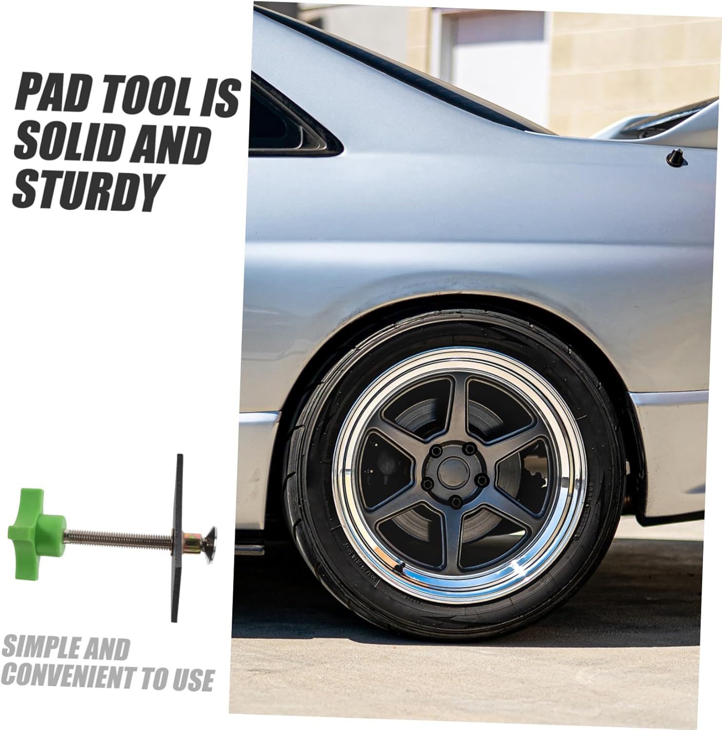 2pcs Disc Brake Piston Compression Tool Swivel Brake Pad Spreader and Maintenance Essential Auto Repair Accessory