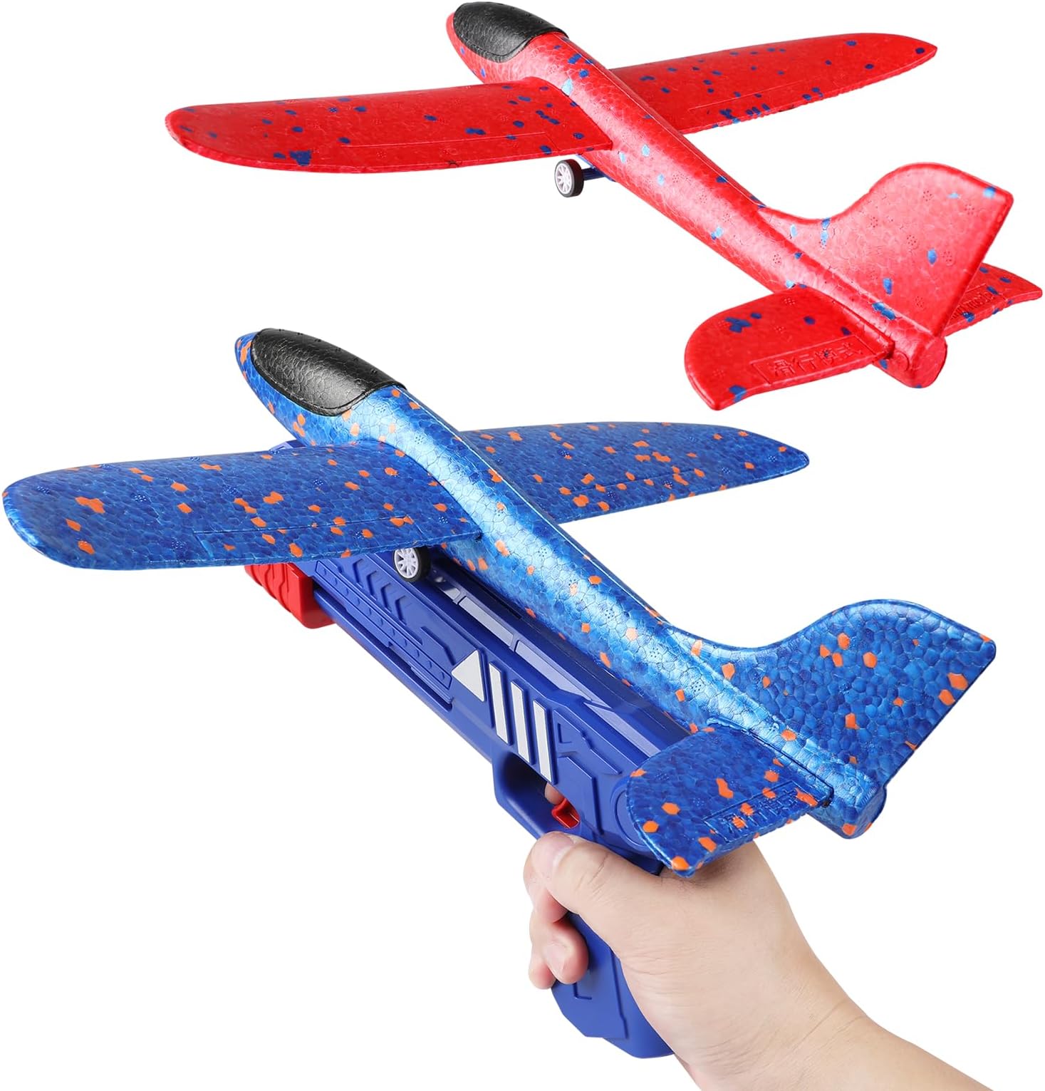 Baytion Airplane Construction Kits,Airplane Launcher Gun for Kids,Foam