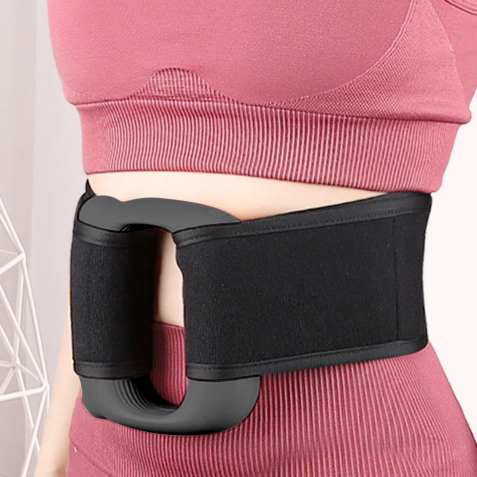 Anneau De Massage Fascial,Massage Abdominal 3 Vitesses avec Ceinture - Équipement De Fitness Pour Cou Dos Jambes Bras Abdomen Cuisses Fessiers