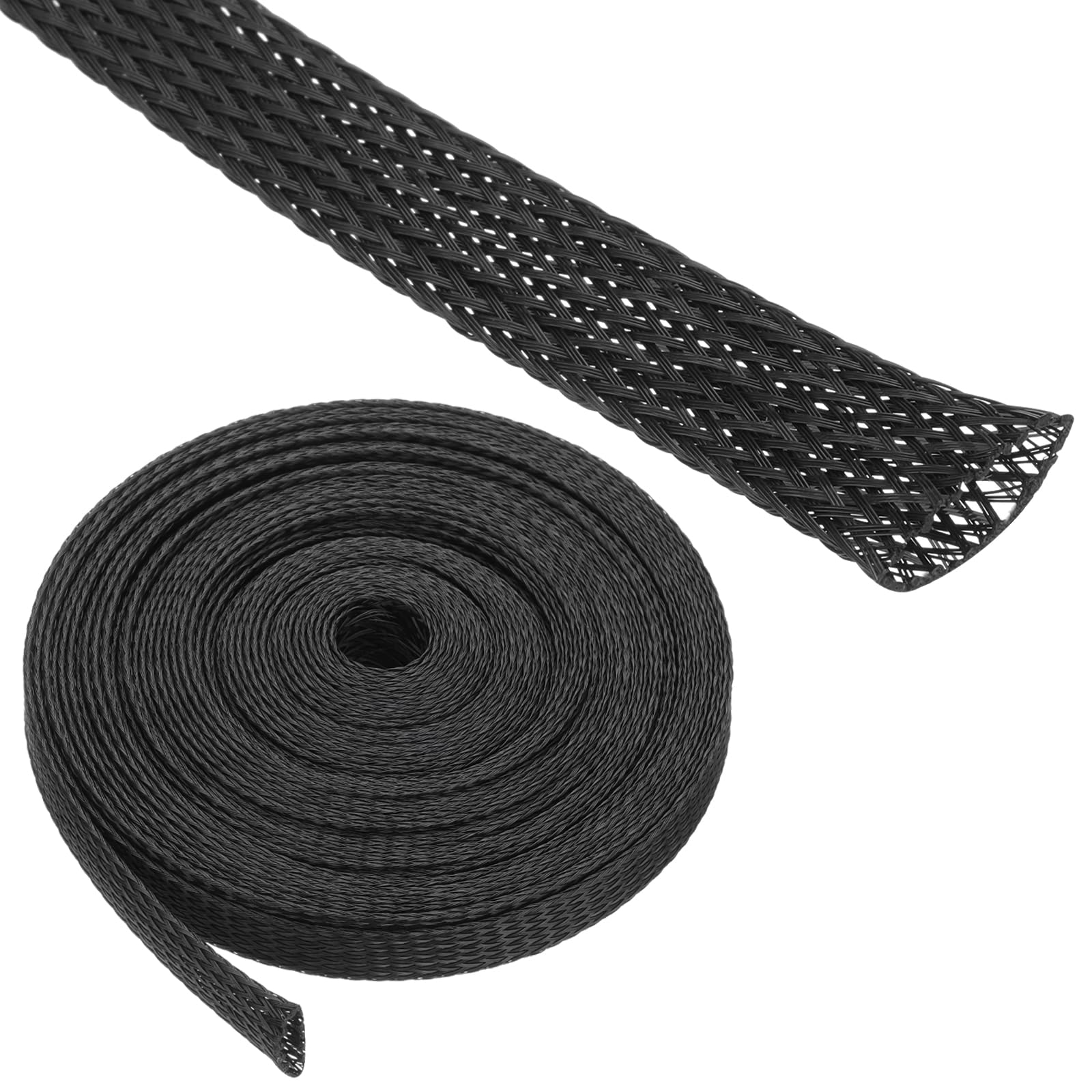 Rebower 10ft PET Expandable Wire Loom 3/4 Inch