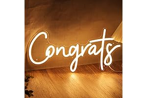 Congrats Light Up Sign for Wedding Party
