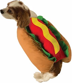 Rubies Hot Dog Pet Costume for Dogs or Cats, Small