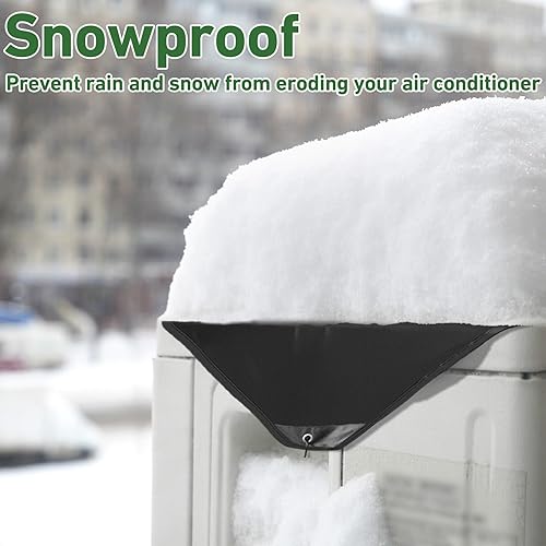 Miniatura 3 de Cubiertas de aire acondicionado para unidades exteriores 36 x 36, cubierta de CA impermeable 600D, cubierta de invierno de condensador de CA,
