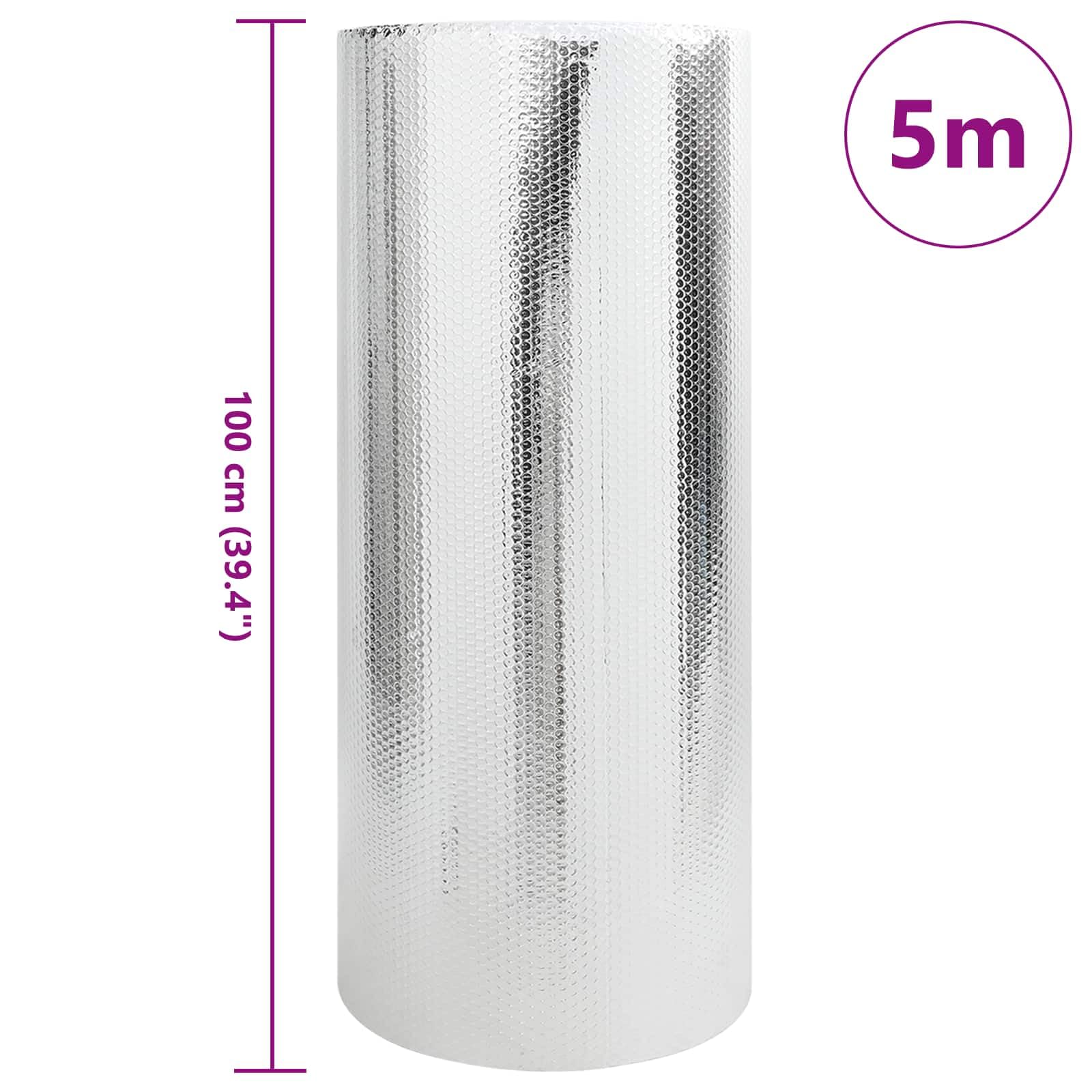 Heizkörper-Reflektorfolie Silber 5 x 1 m Polyethylen