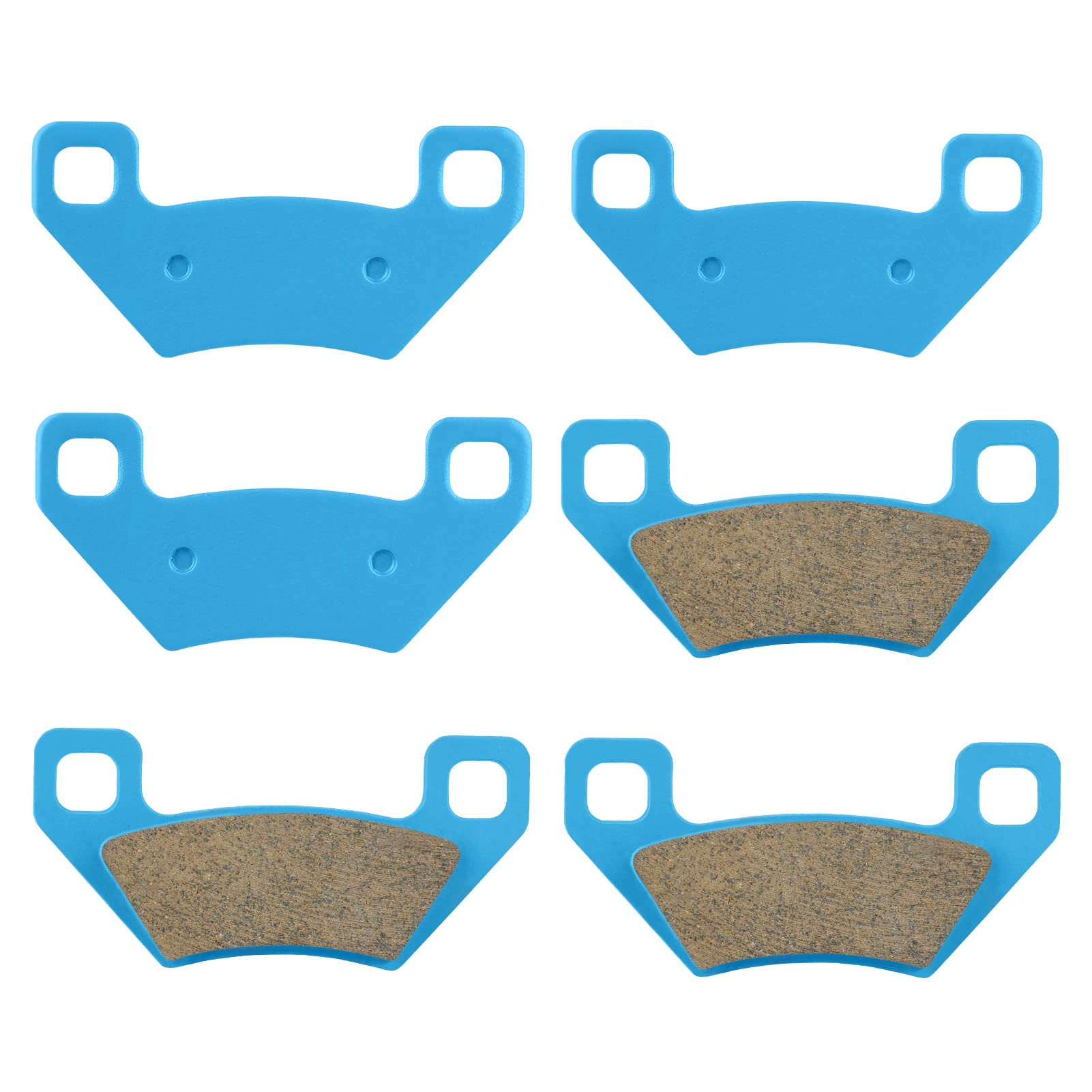 Youxmoto Ceramic Brake Pads Fit for ARCTIC CAT 250 300 350 400 425i 450i /500 550 650 2005-2014, for KYMCO Maxxer 375/ MXU375 450i; Front and Rear Brake Pads