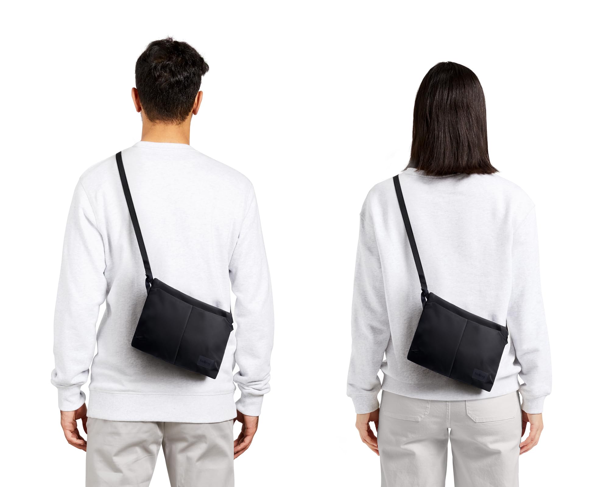 Bellroy Laneway Sacoche (vielseitige, flache Umhängetasche, schlanke Reisetasche für Reisepässe, Telefon und andere Kleinigkeiten) - Ink