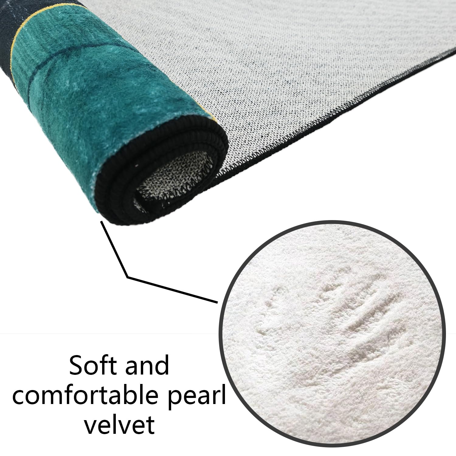 Läufer Flur 60x120cm - Waschbarer Kurzflor Teppich