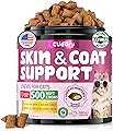 Omega 3 for Cats - 500 Skin & Coat Health Crunchy & Creamy Chews with Omega 3, - product image