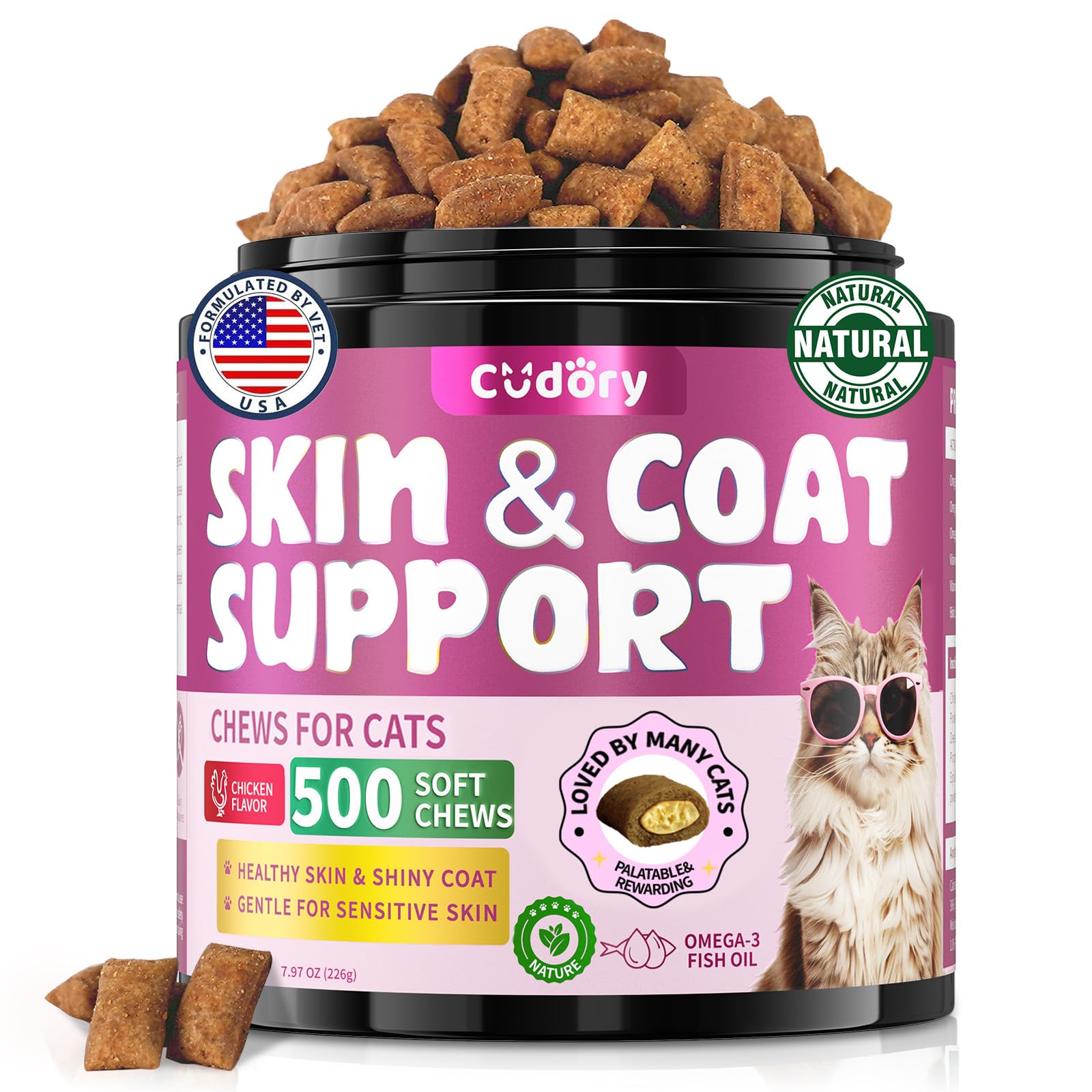 Cudory Omega 3 Skin & Coat Chews