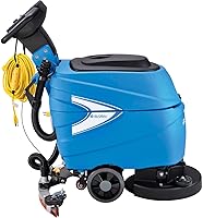 Vista 2 de Global Industrial Comercial Eléctrico Automático Limpiador de Pisos Ergonómico de Paseo Trasero, con Cable, Camino de Limpieza de 17 Pulgadas