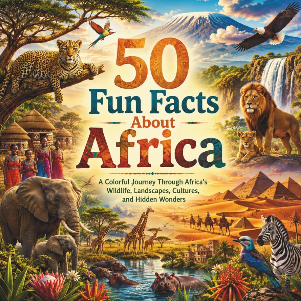 50 Fun Facts About Africa: A Colorful Journey Through Africa's Wildlife, Landscapes, Cultures, and Hidden Wonders (Geography for Kids)