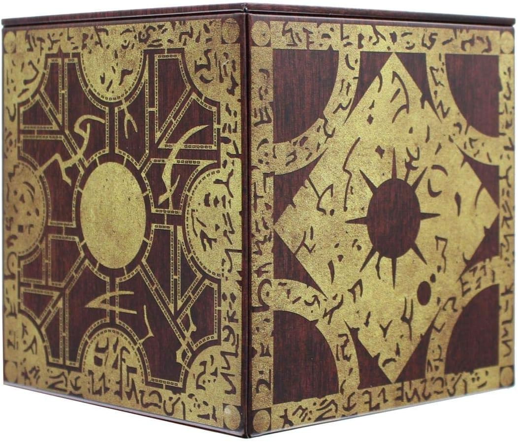 Hellraiser 4-Inch Puzzle Stash Box Storage Tin - Licensed Collectible Horror Movie Merchandise - Novelty Scary Film Home And Office Decor