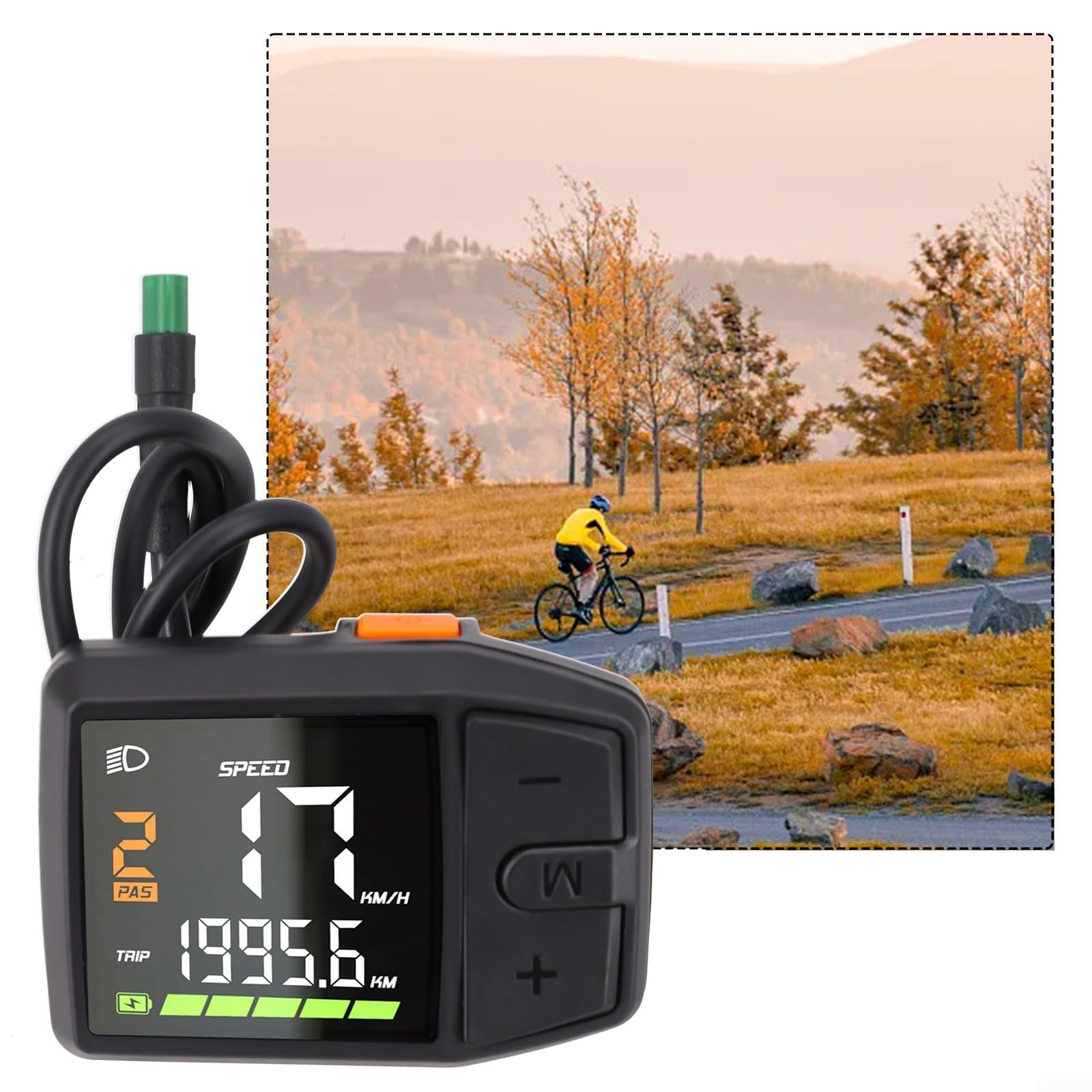 Oniissy E-BIKE for Bafang Engine DZ41 Display M500 For 0102 HD UART/CAN Protocol Meter, LCD Display LCD instrument Suitable for Bafang Center Motor (UART protocol