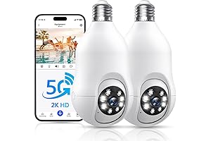EseeCloud Light Bulb Security Camera 2-Pack: Smart Security Solution for Enhanced Home Surveillance