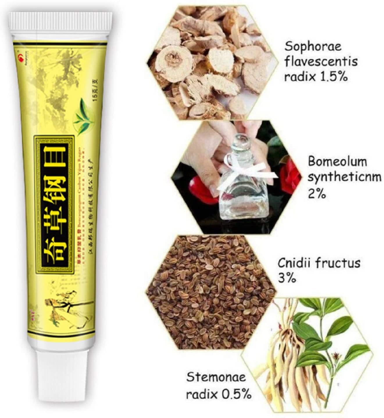 Buy 5PCS Natural Chinese Herbal Eczema, Psoriasis Creams Dermatitis and