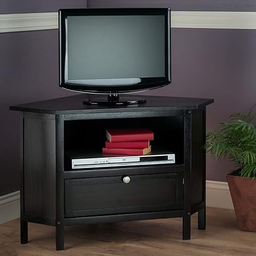 Miniatura 2 de Winsome Soporte esquinero para TV, pantallas de hasta 27", Espresso (92634)