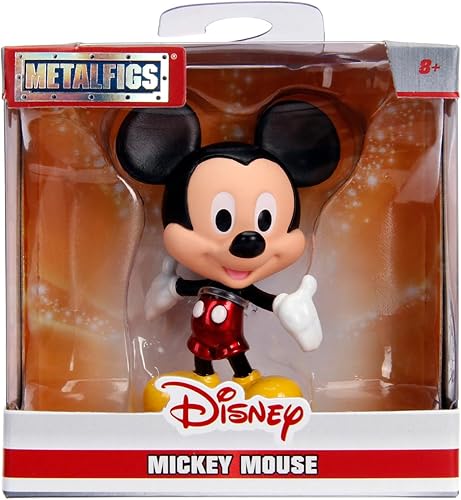 Miniatura 7 de Jada - Mickey Mouse - Figura de Mickey Metal, 2.8 in, licencia oficial de Disney (253070002)