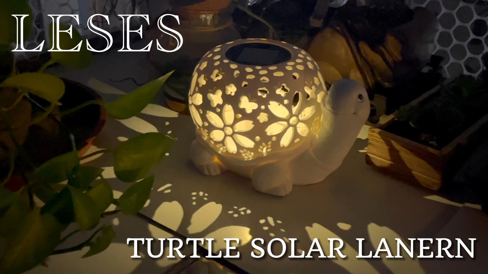 Amazon.com: LESES Solar Lantern Lights, Turtle Outdoor Lantern