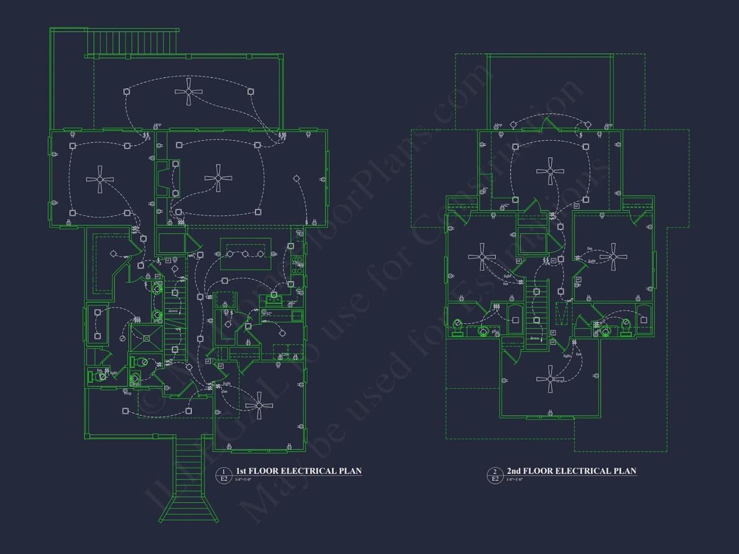 18-2175 House Plan - Charming Coastal House Plan with 6 Bedrooms and CAD Designs