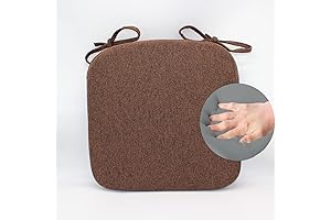 Thick, Supportive 15x15 Chair Cushions with Ties for Enhanced Comfort