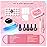 JODSONE Patting Gel Nail Polish Kit, 9 Colors U V/LED Gradient Painting Sponge Gel Kit with 50 PCS Nail Sponges and Grabbing Pen for Home & Salon Use