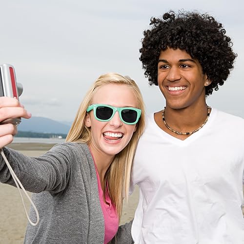 Vista 95 de Suministros para regalos de fiesta de colores neón Paquete de 8 gafas de sol unisex Varios