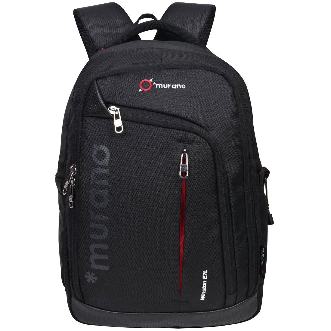 Murano Winston 27 LTR Laptop Backpack for 15.6 inch Laptop and Polyester Water Resistance Backpack for Men and Women- Black (B07B2RV16G) Amazon Price History, Amazon Price Tracker