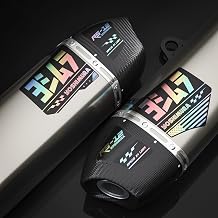 Yoshimura Exhaust RS-12 Decals Holographic/Black 2 Pack PC-BLK-Holo