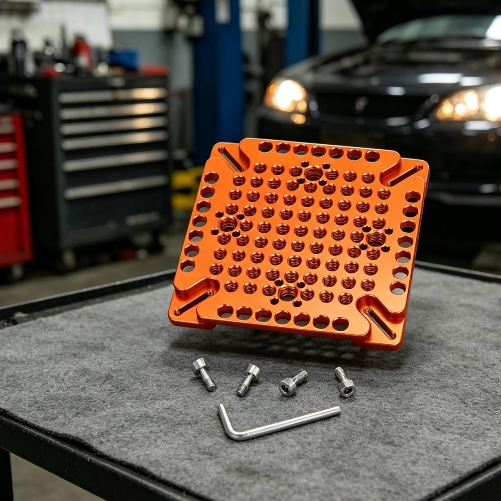 Piastra Standard di Montaggio per Schermi Compatta Staffa con Kit di Viti Compatibile Supporto per Professionisti Dell'immagine, Rig Fotografici