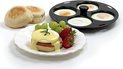 Miniatura 4 de Norpro escalfador de huevos antiadherente para 4 huevos.