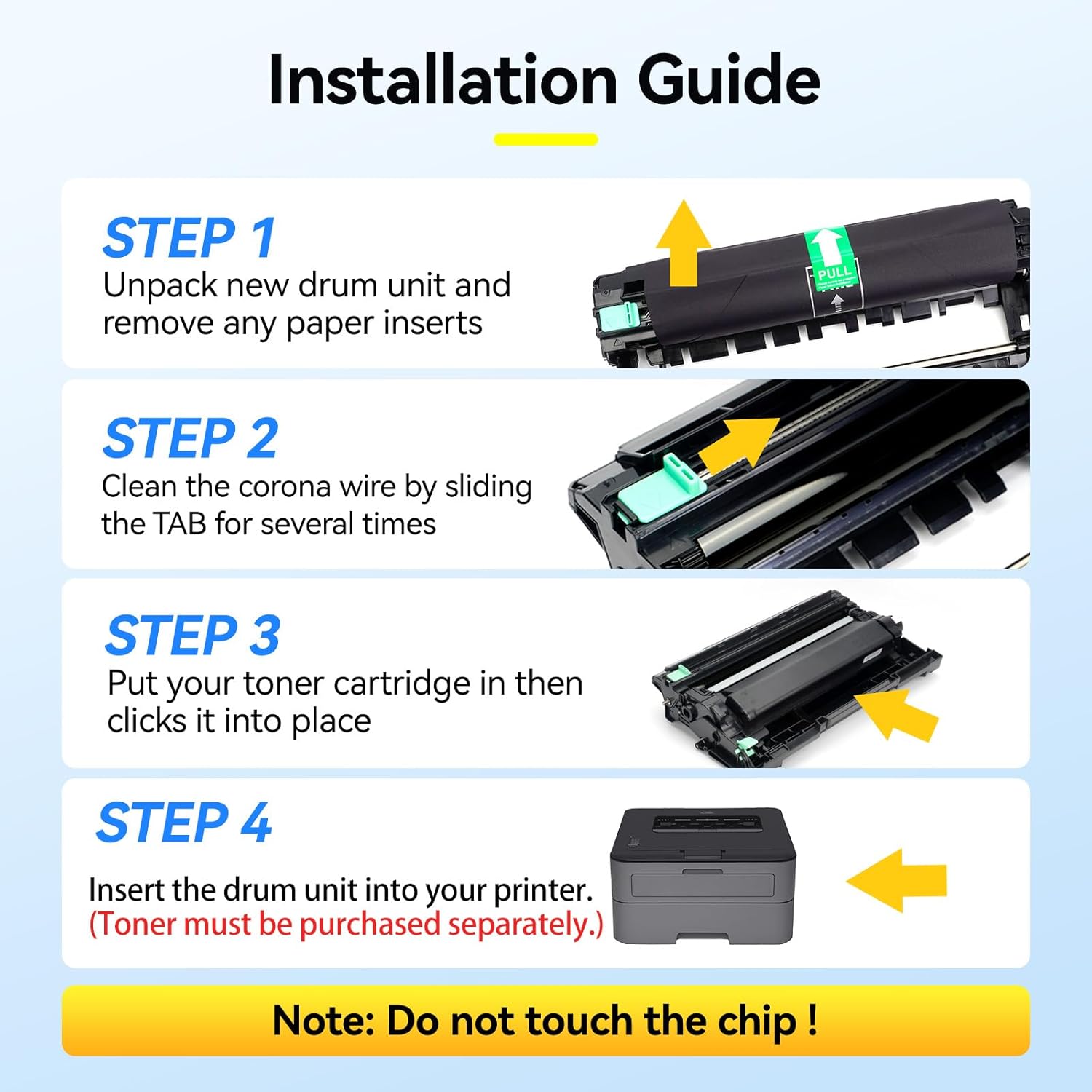 DR830 Drum 2 Pack Replacement for Brother DR830 TN830 TN830XL Drum Unit Compatible with DCP-L2640DW HL-L2460DW XL HL-L2405W HL-L2480DW MFC-L2760DW MFC-L2820DW MFC-L2807DW HL-L2400D HL-L2865DW Printer