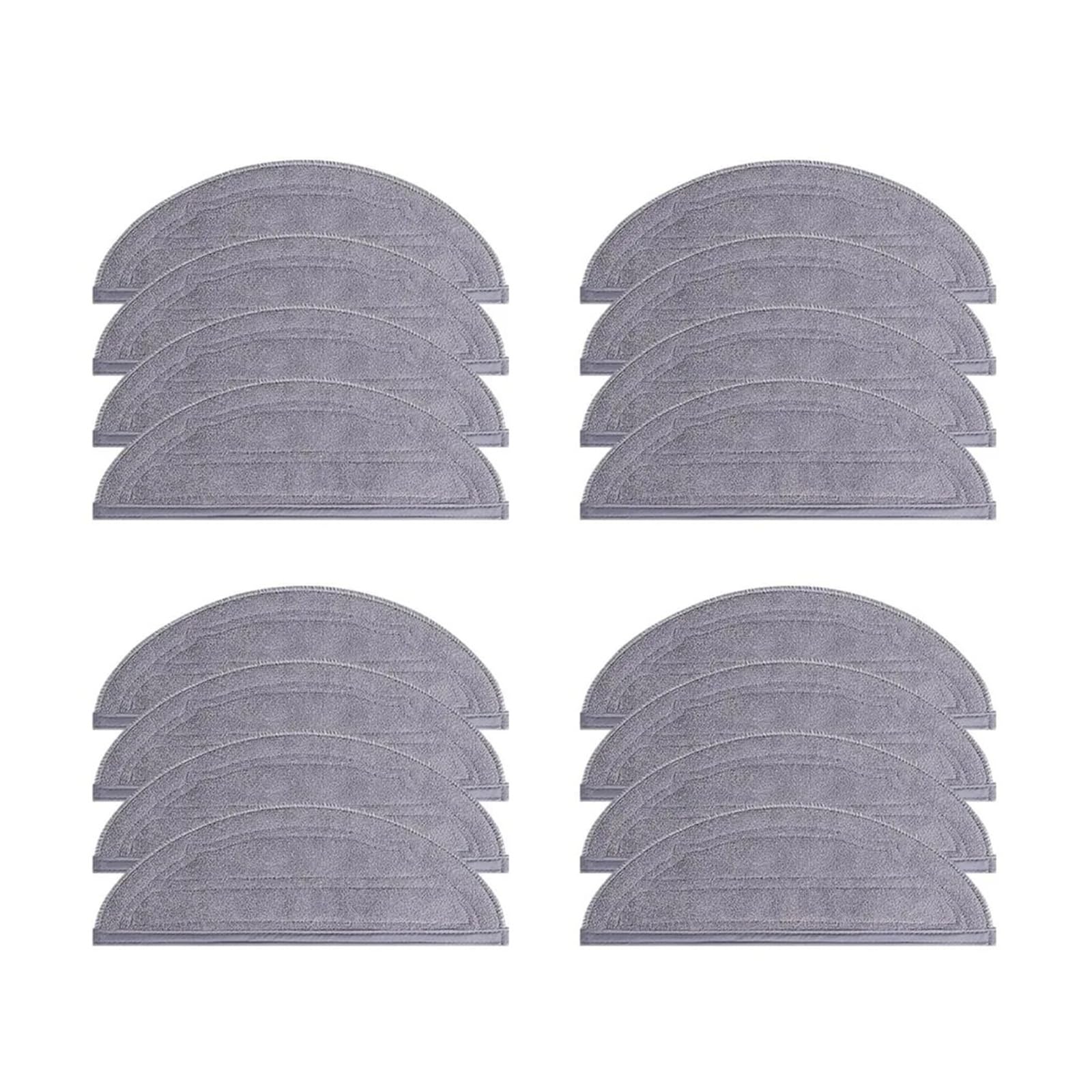 Almohadillas de fregona lavables, compatibles con Roborock, Q10V/Q10V+/S8 Pro /S8 Pro+/Q10 S5/Q10 S5+/Q10 VF/Q10 VF+ Piezas de repuesto de paño de fregona for robot aspirador(SET11)