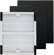 PUREBURG Replacement HEPA Filter and 2 Carbon Filters Compatible with Idylis IAF-H-100B IAP-10-050 IAP-10-125 IAP-10-150 AC-2125 AC-2126 AC-40-140