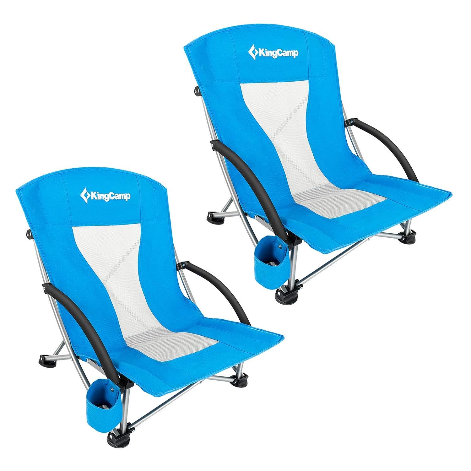 Amazon.com : KingCamp Low Beach Chairs, Folding Portable Chair for