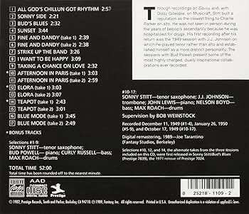 スティット、パウエル&amp;J.J.+3 [CD] Amazon.co.jp: スティット、パウエル&J.J.+3 - ソニー