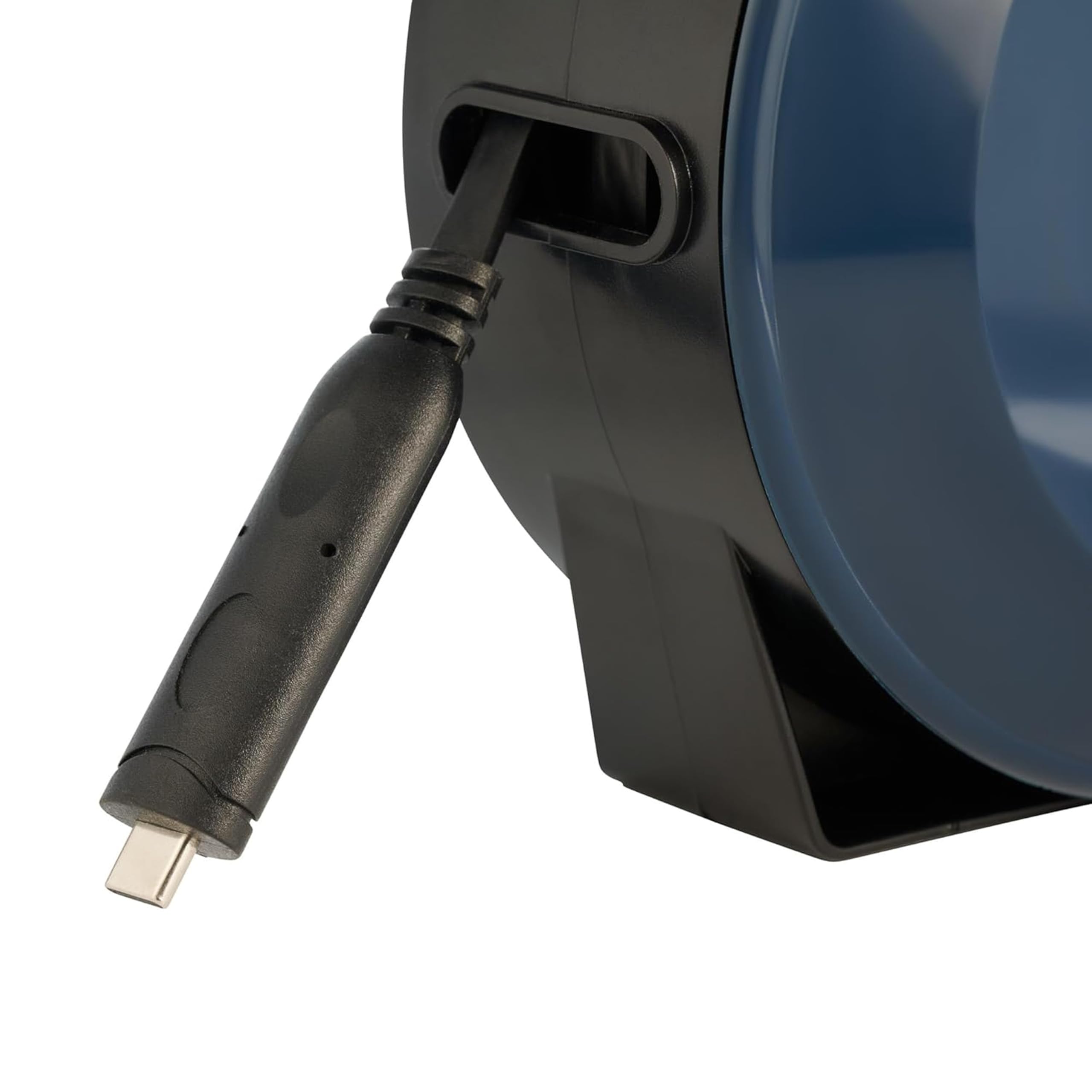 Kołowrotek kabla USB-C (typ C) na Ethernet, 15 m CAT6 Tough-Flat™, do 1 Gb/s, Plug & Play, bezpieczny dla ciężarówek, chowany kabel do tymczasowej konfiguracji