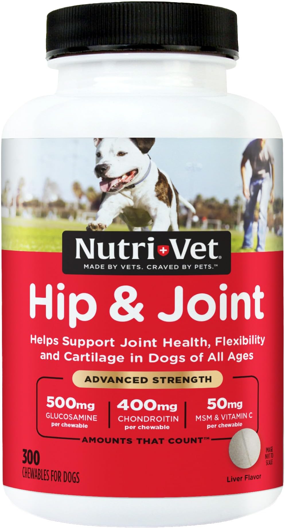 Nutri-Vet Advanced Strength Hip & Joint Chewable Dog Supplements (Packaging May Vary)