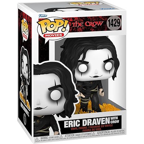 Funko Pop! Movies: The Crow - Eric Draven with Crow