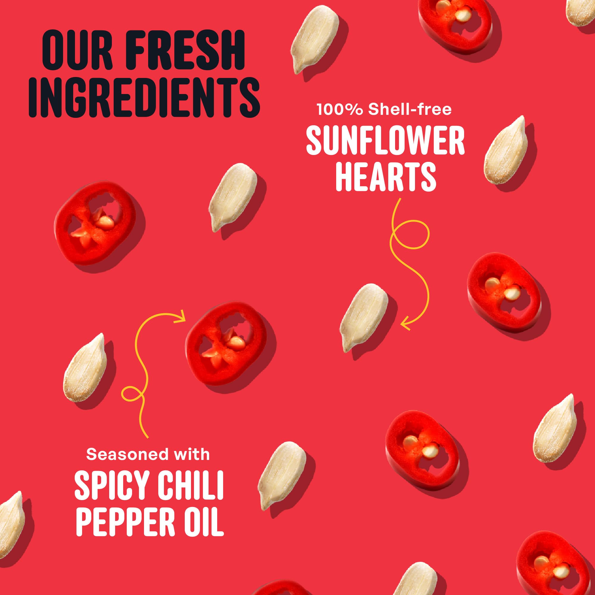Cool Birds Hearts on Fire - Semilla de pájaro caliente, 10 libras, corazones de girasol 100% descascarados con aceite de chile, semillas de pájaros sin residuos para comederos exteriores