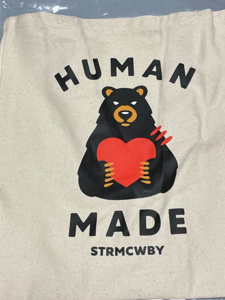 Amazon.co.jp: Human Made BOOK TOTE BEAR トートバッグ