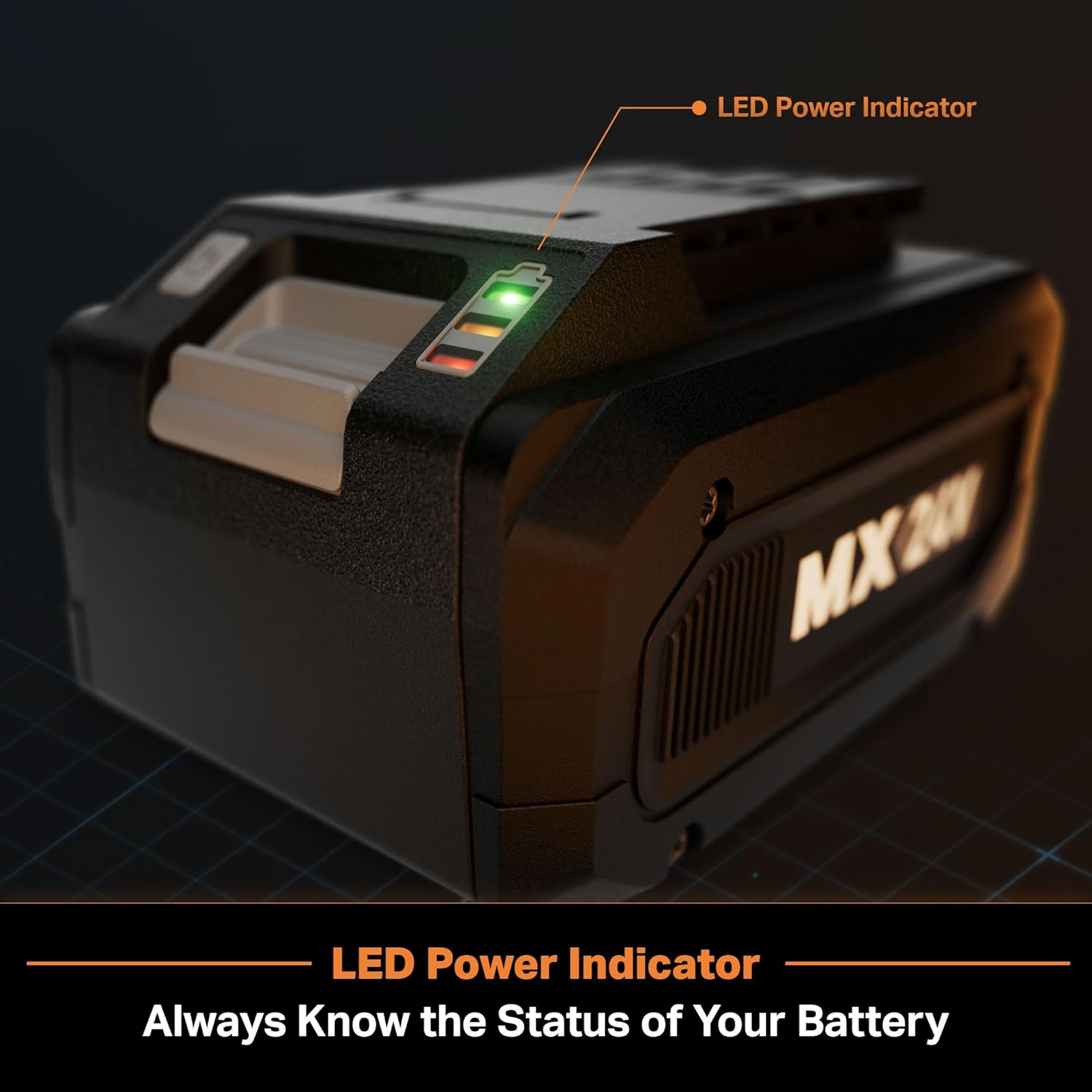 MX24V 4.0Ah Battery - Compatible with LawnMaster and Vacmaster 24V/48V Cordless Products 24LB4005-CN