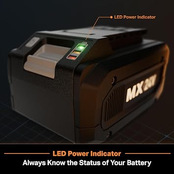 MX24V 4.0Ah Battery - Compatible with LawnMaster and Vacmaster 24V/48V Cordless Products 24LB4005-CN
