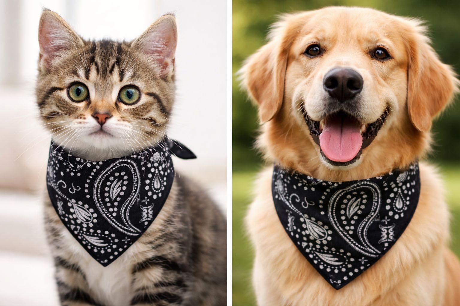 TİNEKE EVCİL HAYVAN KÖPEK BOYUN TASMASI YAKALIK ÖNLÜK FULAR NO SİYAH (KÜÇÜK 330)