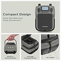 Vista 7 de ACACIA Bomba de tabla de remo, bomba SUP de inflado de doble etapa, bomba de aire eléctrica 30% más rápida, bomba de aire de batería de 16 PSI