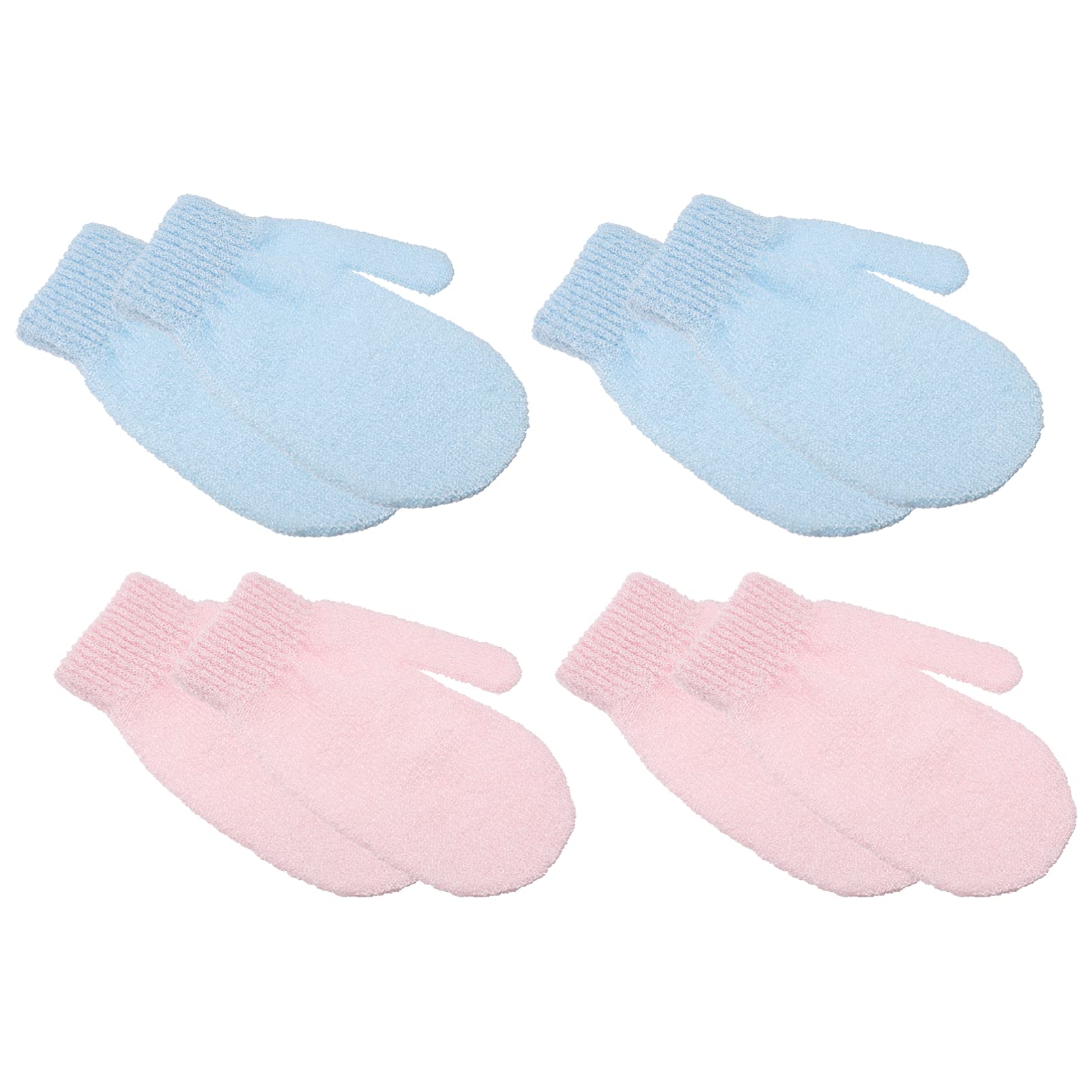 FRCOLOR 16Pcs Cera Corpo Riscaldato Guanto Massaggi Cellulare Spugna Pelle Luffa Lavaggio Mano Spa Scrubber Adulto Massaggio Addensato Esfoliante Detergere Bagno Guanto Doccia Comodo