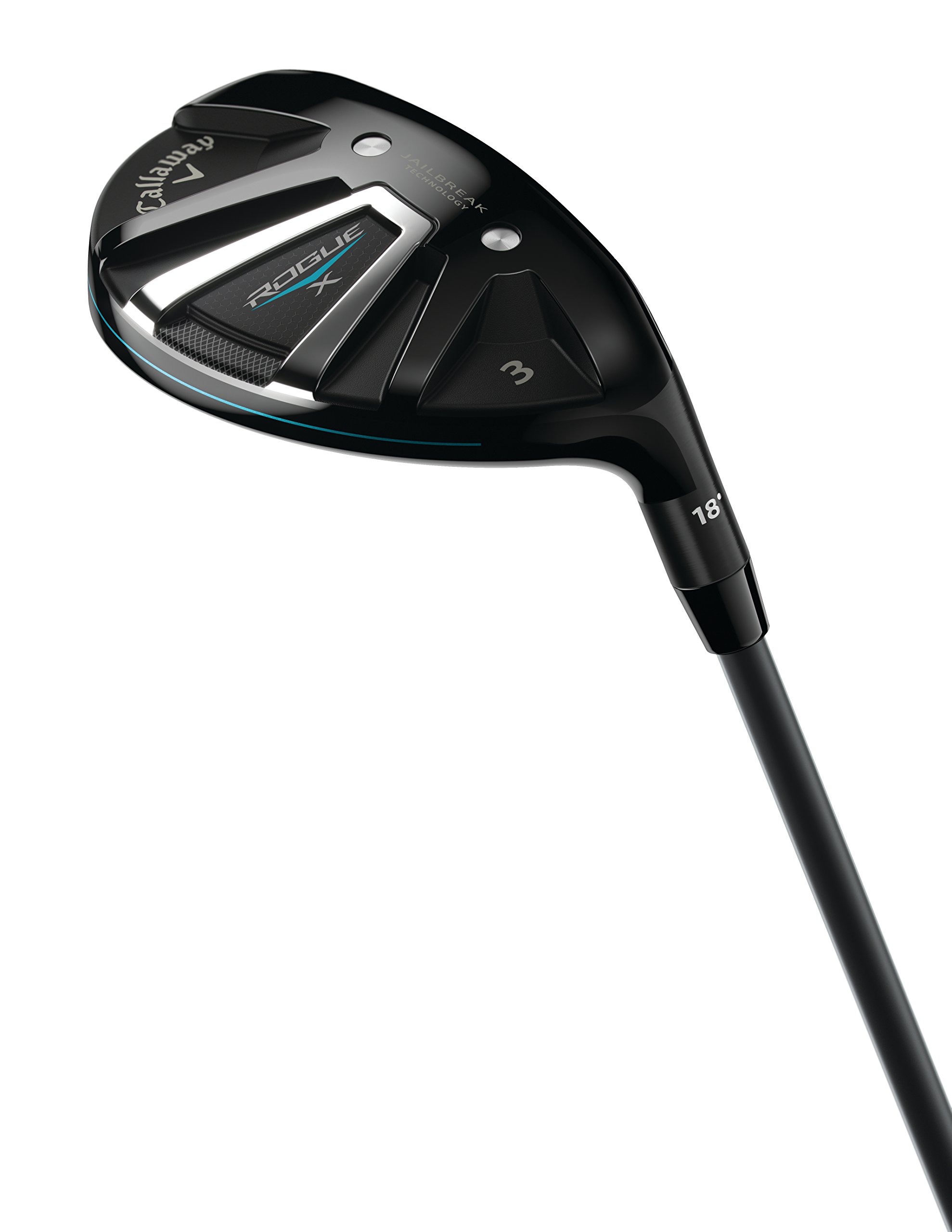 Amazon.com : Callaway Rogue X 3 Hybrid, Left Handed, Graphite